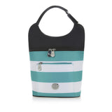 JOY Chic Lightweight Leather Tote with RFID Protection BLACK,TEAL,WHITE 