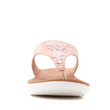 "AS IS" FitFlop Banda II Leather Beaded Thong Sandal