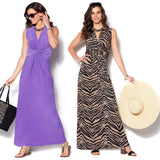 IMAN Global Chic Luxury Resort Knockout Maxi Dress