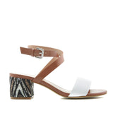 "AS IS" IMAN Global Chic Luxury Resort Perfect Height Wrap Sandal