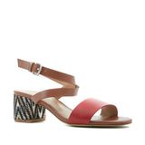 "AS IS" IMAN Global Chic Luxury Resort Perfect Height Wrap Sandal