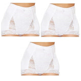 Rhonda Shear 3-pack Pin-Up Panty Set ALL White