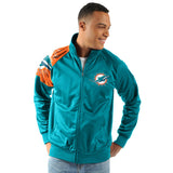 Officially Licensed NFL Interception Full Zip Track Jacket by Glll