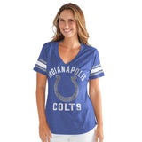 Indianapolis Colts Officially Licensed NFL for Her Wildcard Short-Sleeve Tee by Glll
