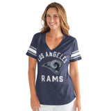Los Angeles Rams Officially Licensed NFL for Her Wildcard Short-Sleeve Tee by Glll