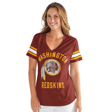 Washington Redskins Officially Licensed NFL for Her Wildcard Short-Sleeve Tee by Glll