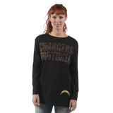 Officially Licensed NFL Women's Superstar Sweatshirt by Glll-M-Los Angeles Chargers