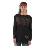 Officially Licensed NFL Women's Superstar Sweatshirt by Glll-M-Atlanta Falcons