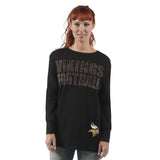 Officially Licensed NFL Women's Superstar Sweatshirt by Glll-M-Minnesota Vikings