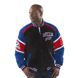 Officially Licensed NFL Men's Suede Jacket by G-III-Buffalo Bills