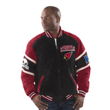 Officially Licensed NFL Men's Suede Jacket by G-III-Arizona Cardinals