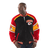 "AS IS" Officially Licensed NFL Men's Suede Jacket by G-III-Kansas City Chiefs