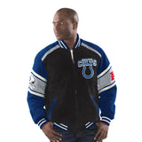 Officially Licensed NFL Men's Suede Jacket by G-III-Indianapolis Colts