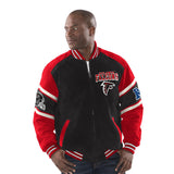 Officially Licensed NFL Men's Suede Jacket by G-III-Atlanta Falcons