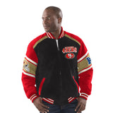 Officially Licensed NFL Men's Suede Jacket by G-III-San Francisco  49ERS