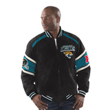 Officially Licensed NFL Men's Suede Jacket by G-III-Jacksonville Jaguars