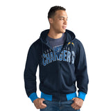 Officially Licensed NFL Hoodie and Tee Combo by Glll-Los Angeles Chargers