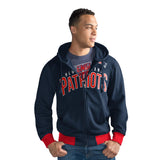 Officially Licensed NFL Hoodie and Tee Combo by Glll-New England Patriots