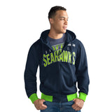 Officially Licensed NFL Hoodie and Tee Combo by Glll-Seattle Seahawks