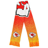 Officially Licensed NFL Big Logo Knit Scarf-Kansas City Chiefs