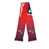 Officially Licensed NFL Big Logo Knit Scarf-New England Patriots