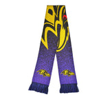 Officially Licensed NFL Big Logo Knit Scarf-Baltimore Ravens
