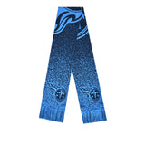 Officially Licensed NFL Big Logo Knit Scarf-Tennessee Titans