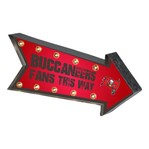 Officially Licensed NFL LightUp Arrow Marquee Sign