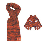 Officially Licensed NFL Women's Color Blend Scarf And Glove Set