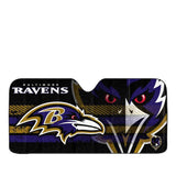 Officially Licensed NFL Auto Sunshade Ravens