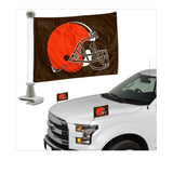 Officially Licensed NFL Team Ambassador Flag - 2 Pc Set-Cleveland Browns