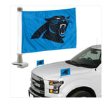 Officially Licensed NFL Team Ambassador Flag - 2 Pc Set-Carolina Panthers