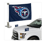 Officially Licensed NFL Team Ambassador Flag - 2 Pc Set-Tennessee Titans