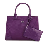 JOY E*Lite Chic TuffTech & Croco-Embossed Tote & Wristlet with RFID