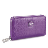 JOY E*Lite Croco-Embossed Couture Multi-Pocket Wallet with RFID
