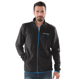 "AS IS" Officially Licensed NFL Sweater Fleece FullZip Jacket by Glll-Carolina Panthers