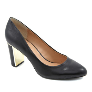 IMAN Platinum Genuine Leather Power Pump with Comfort Insole