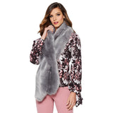IMAN Platinum Wrap Yourself in Luxury Faux Fur Scarf