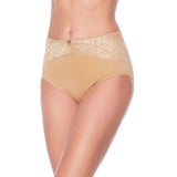 Rhonda Shear "Ahh" Seamless Brief 3-pack with Lace Overlay