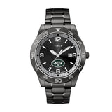 New York Jets timex black-stainless steel wrist watch 