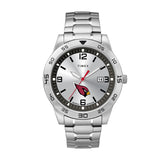 Arizona Cardinals silver-tone wrist watch