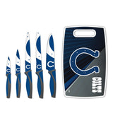 Officially Licensed NFL Knives & Cutting Board Set