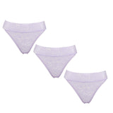 Rhonda Shear Lace Cheeky Bikini Brief 3-pack all lilac set