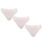 Rhonda Shear Lace Cheeky Bikini Brief 3-pack all pink set