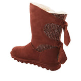BEARPAW Willow Suede Tie Detail Boot with NeverWet 