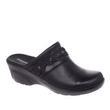 "AS IS" Clarks Marion Coreen Leather Wedge Clog 