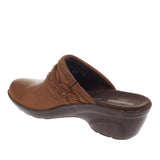 "AS IS" Clarks Marion Coreen Leather Wedge Clog