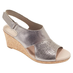 Collection by Clarks Lafley Joy Leather Cork Wedge Sandal