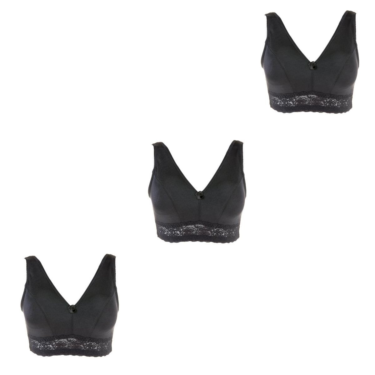Rhonda Shear 3-pack Pin Up Smooth Bra with Removable Pads – goSASS