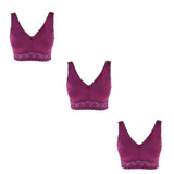 Rhonda Shear 3-pack Pin Up Smooth Bra with Removable Pads